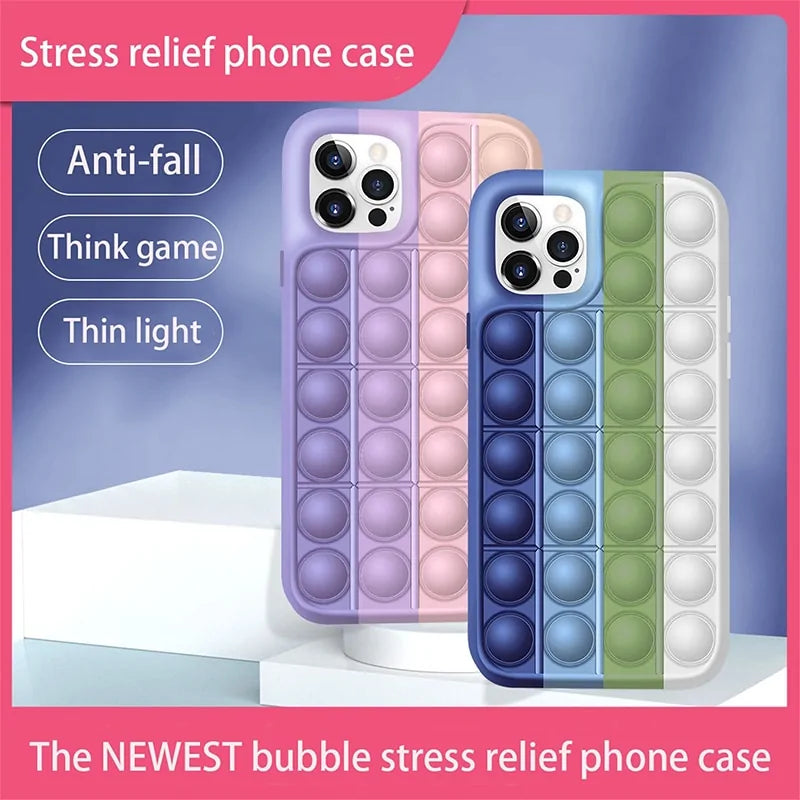 Pop Fidget Toys Mobile Phone Cases For iPhone