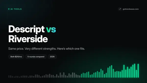 Descript vs Riverside 2026: Which One Should You Pay For?